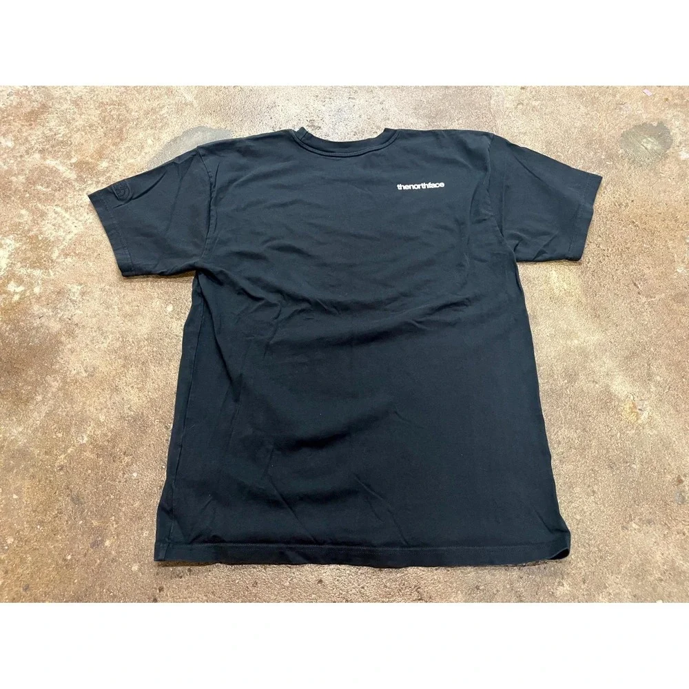 The North Face Mountain Heavyweight‎ T Shirt Unisex Medium Black Graphic Print